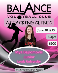 Balance Volleyball Attacking Clinic 2025