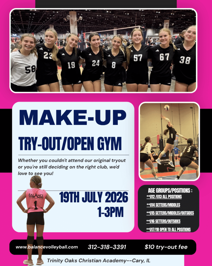 Make Up Try Out and Open Gym