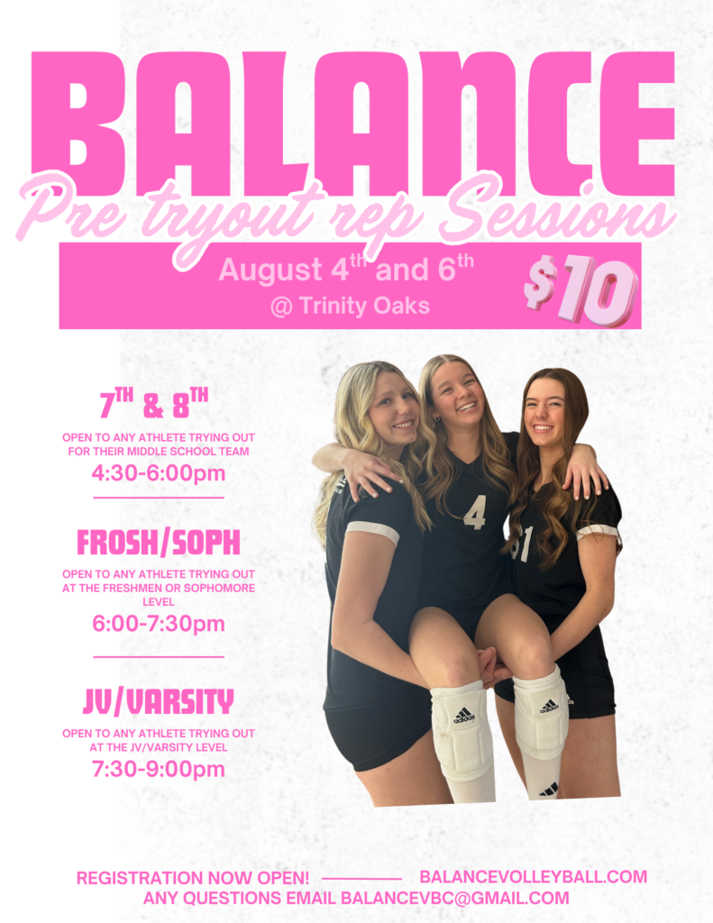 Register for pre-tryout rep sessions